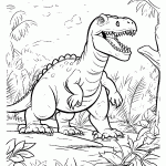 dinossauro para colorir