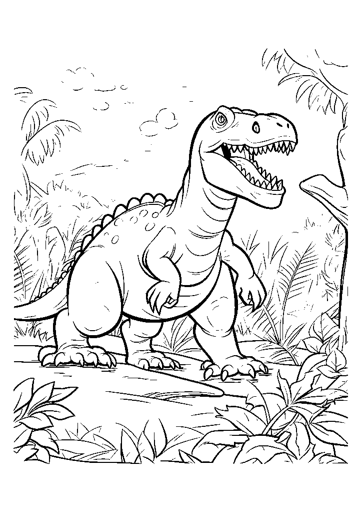 dinossauro para colorir