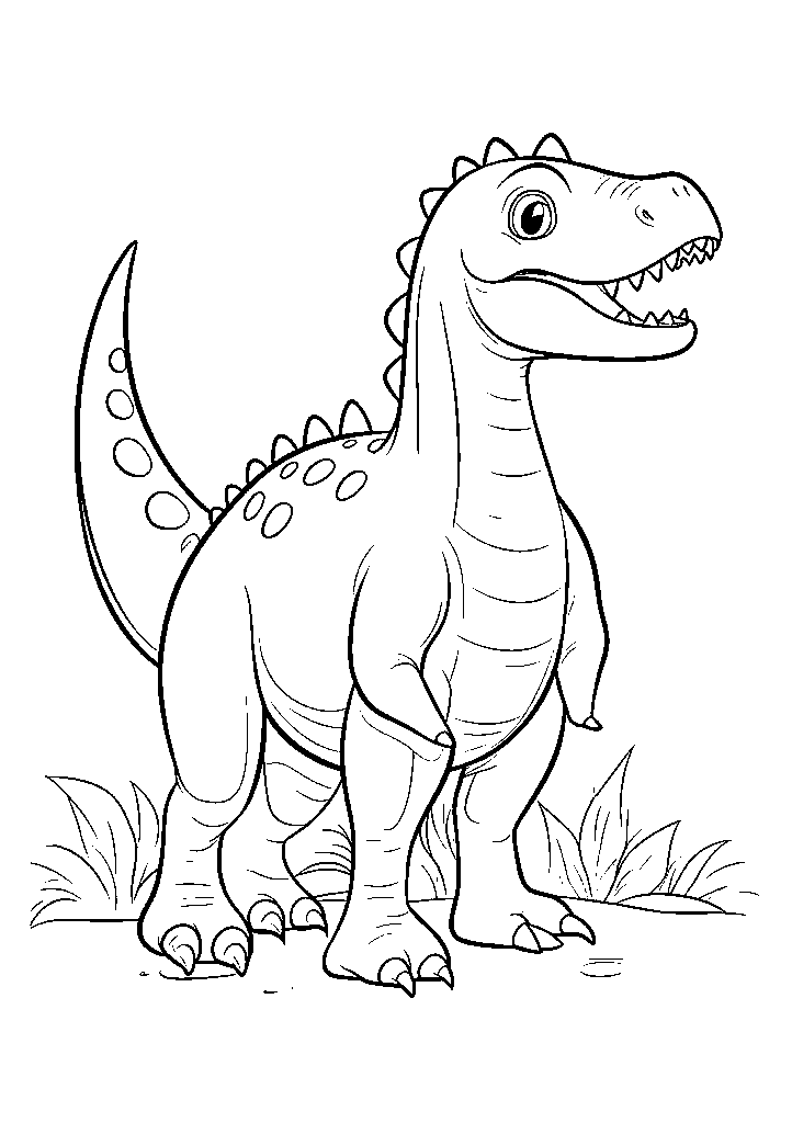 dinossauro para colorir