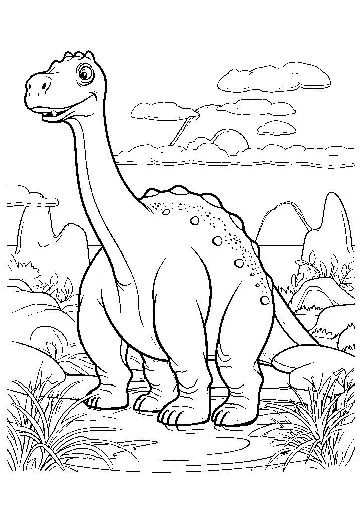 dinossauro para colorir