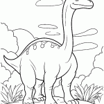dinossauro para colorir