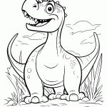 dinossauro para colorir