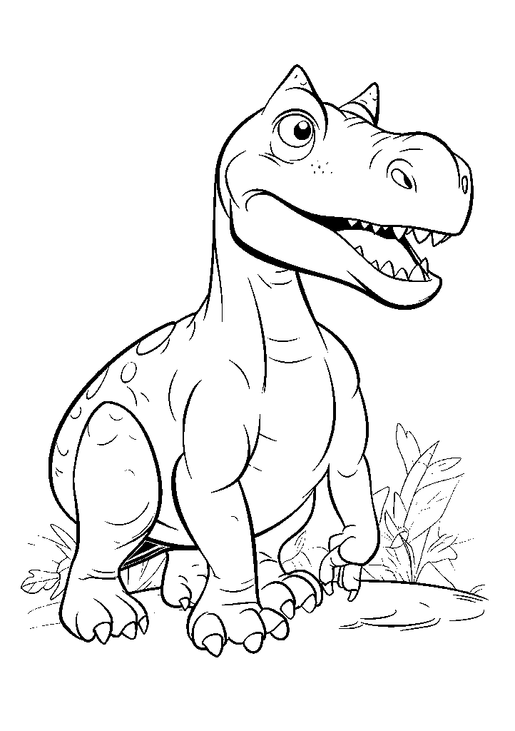 dinossauro para colorir