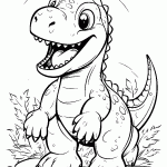 dinossauro para colorir