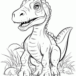 dinossauro para colorir