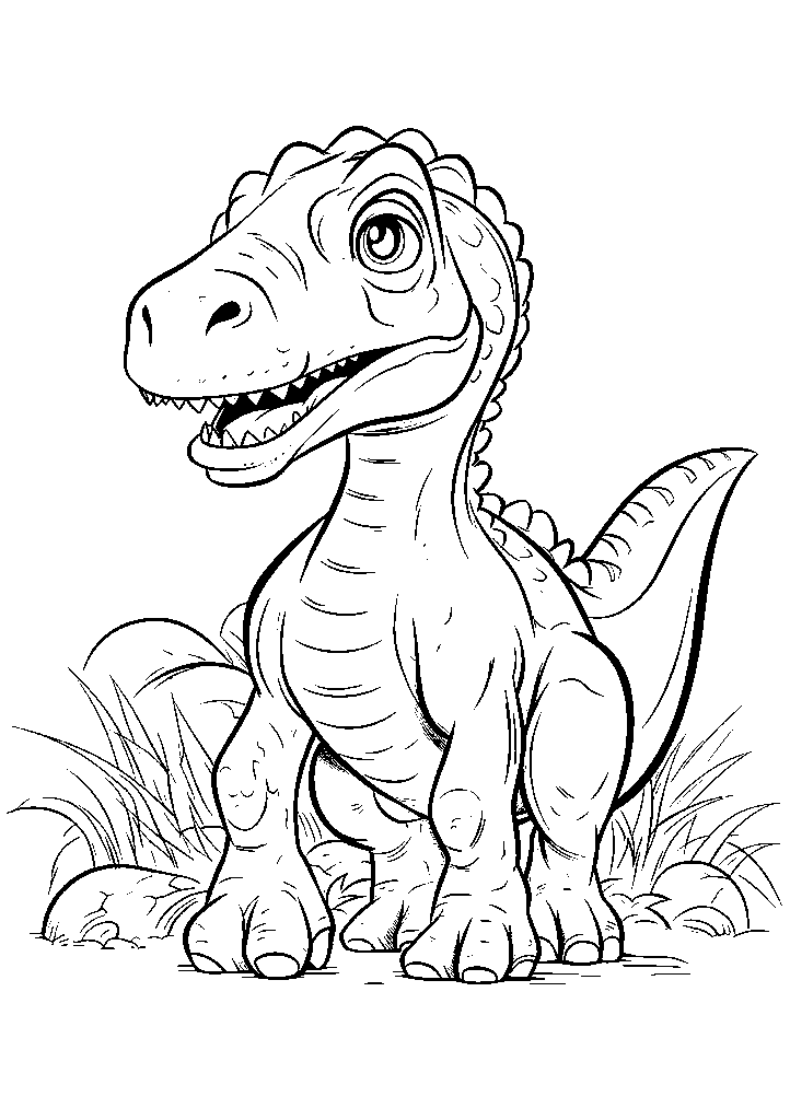 dinossauro para colorir