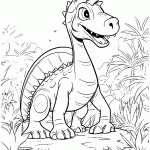 dinossauro para colorir