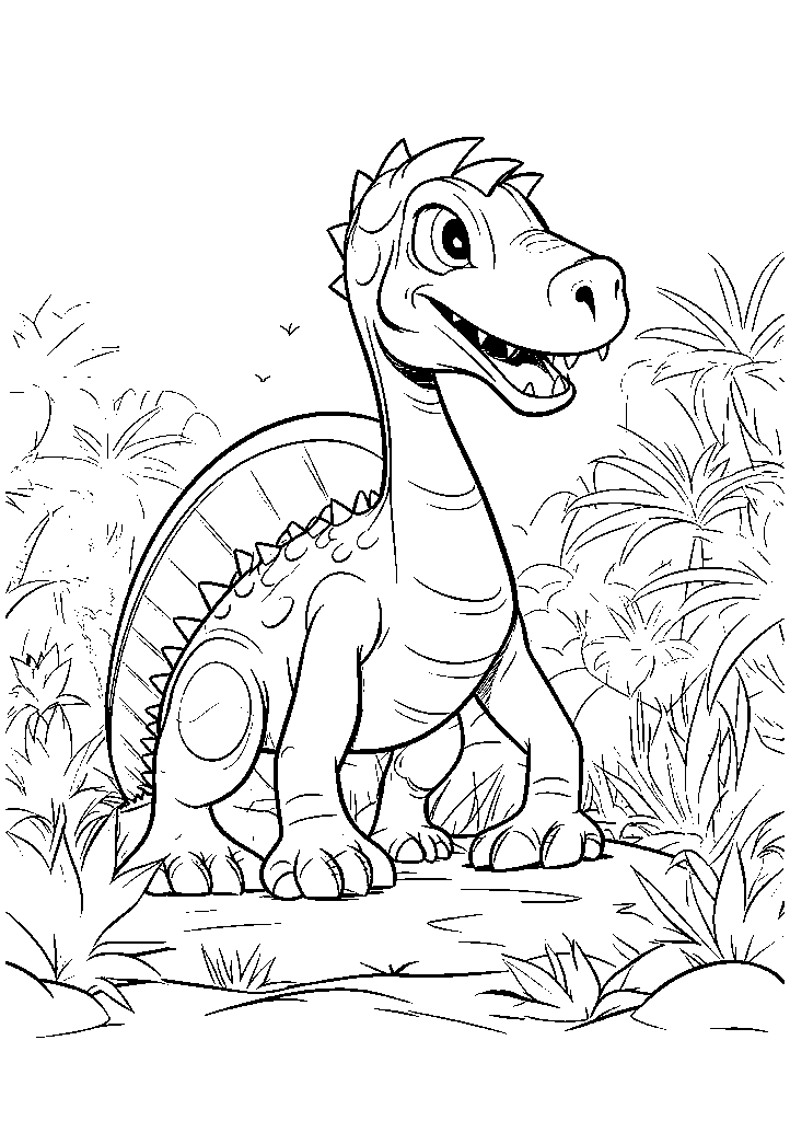 dinossauro para colorir