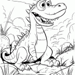 dinossauro para colorir