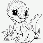 dinossauro para colorir