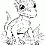 dinossauro para colorir