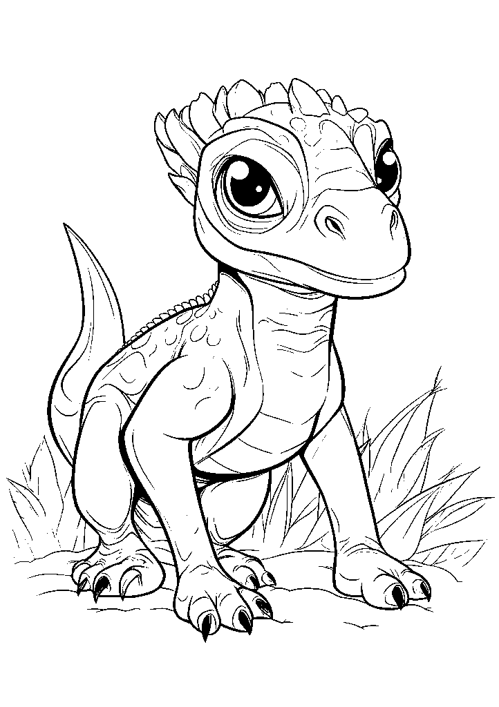 dinossauro para colorir