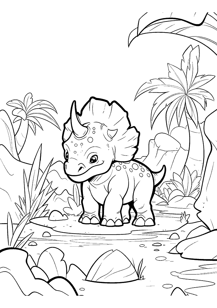 dinossauro para colorir