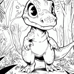dinossauro para colorir