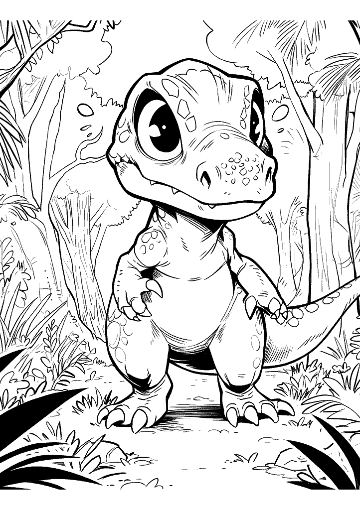 dinossauro para colorir