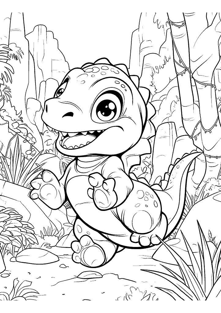 dinossauro para colorir