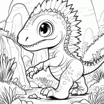 dinossauro para colorir