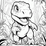 dinossauro para colorir