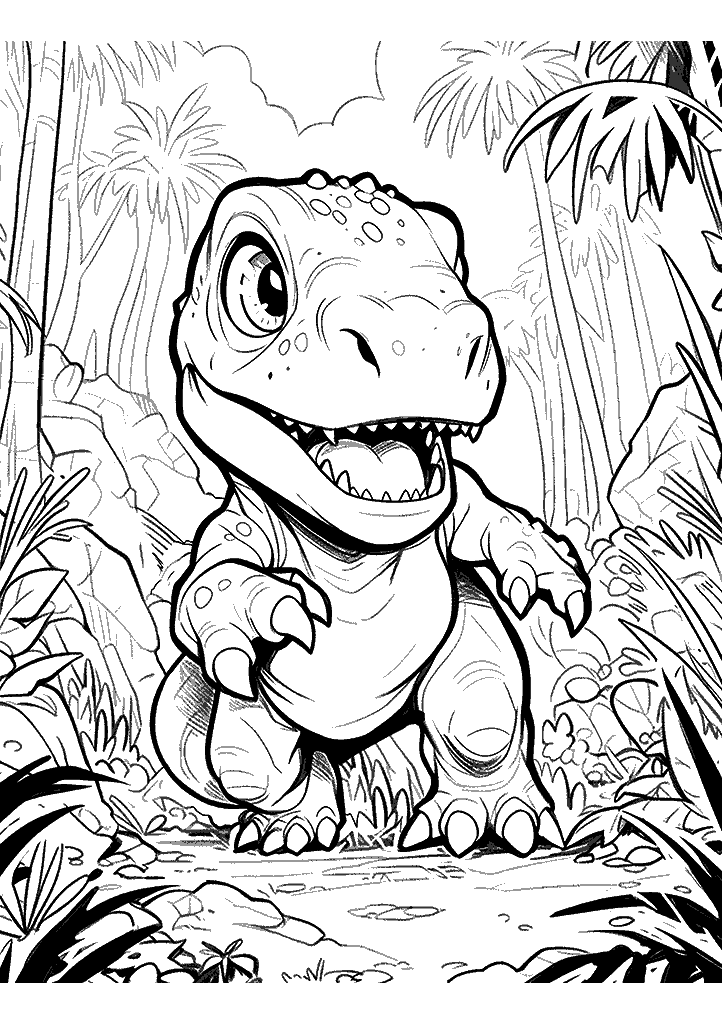 dinossauro para colorir