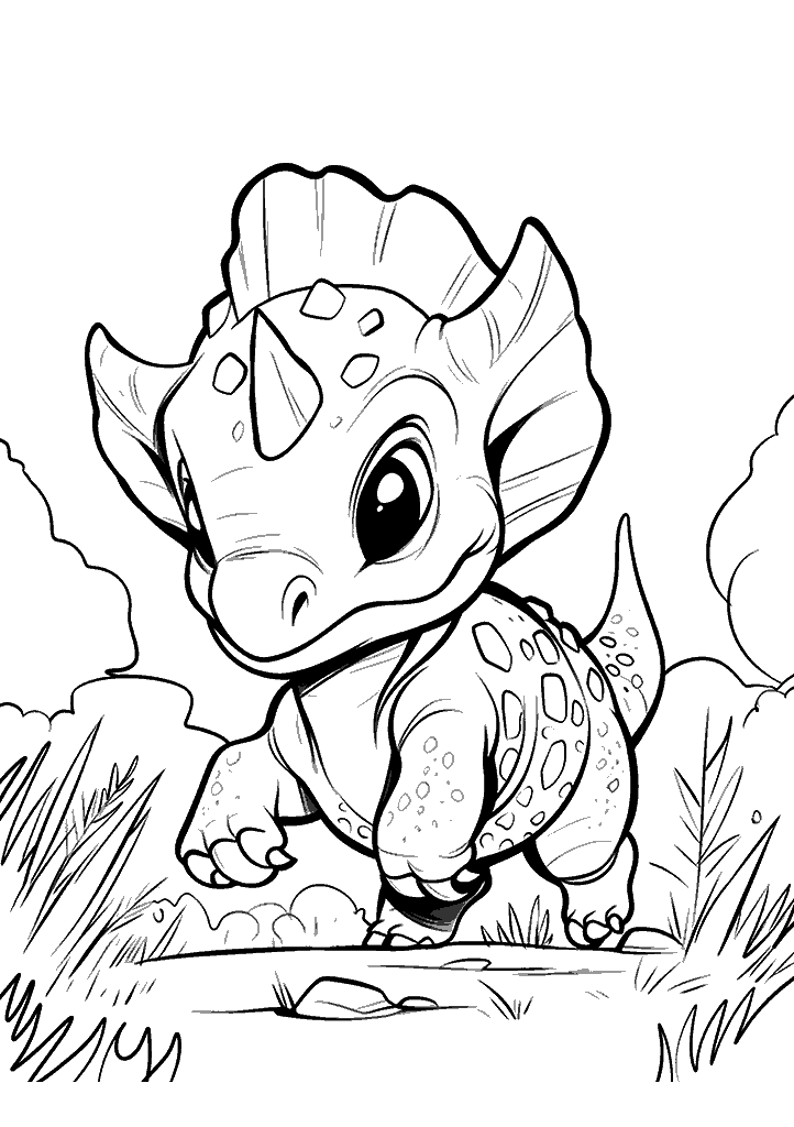 dinossauro para colorir