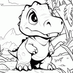 dinossauro para colorir