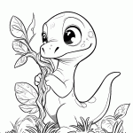 dinossauro para colorir