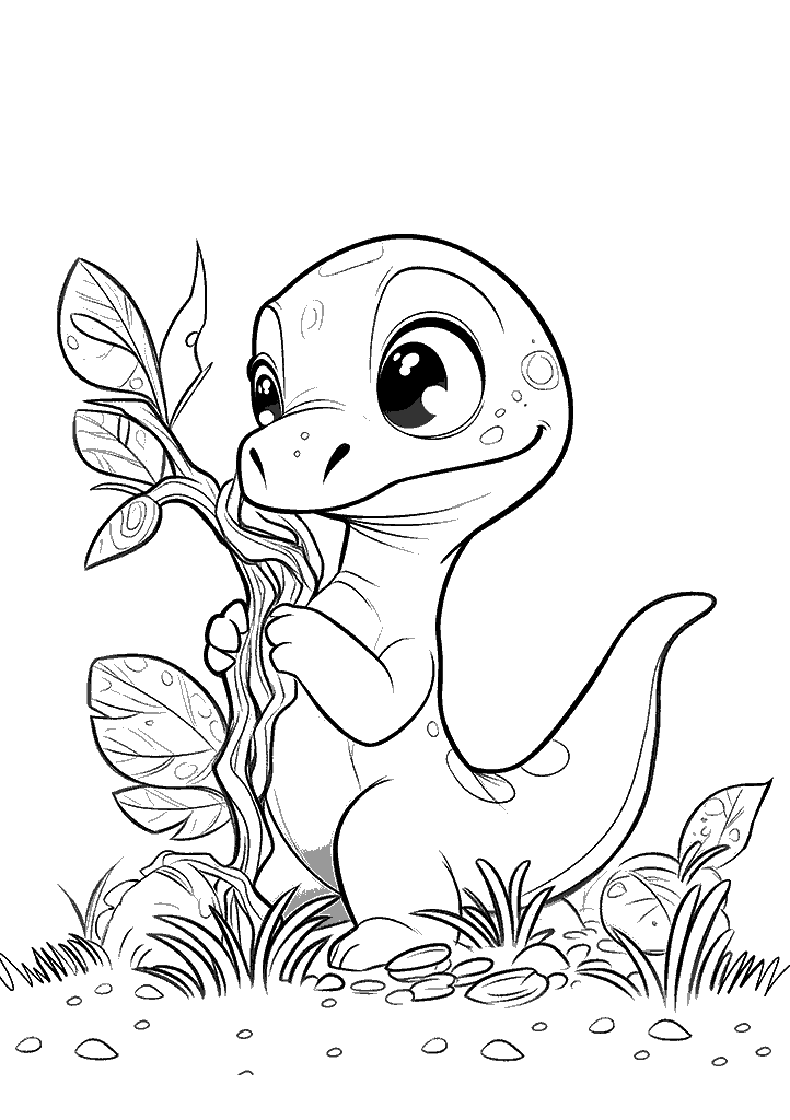 dinossauro para colorir