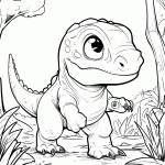 dinossauro para colorir