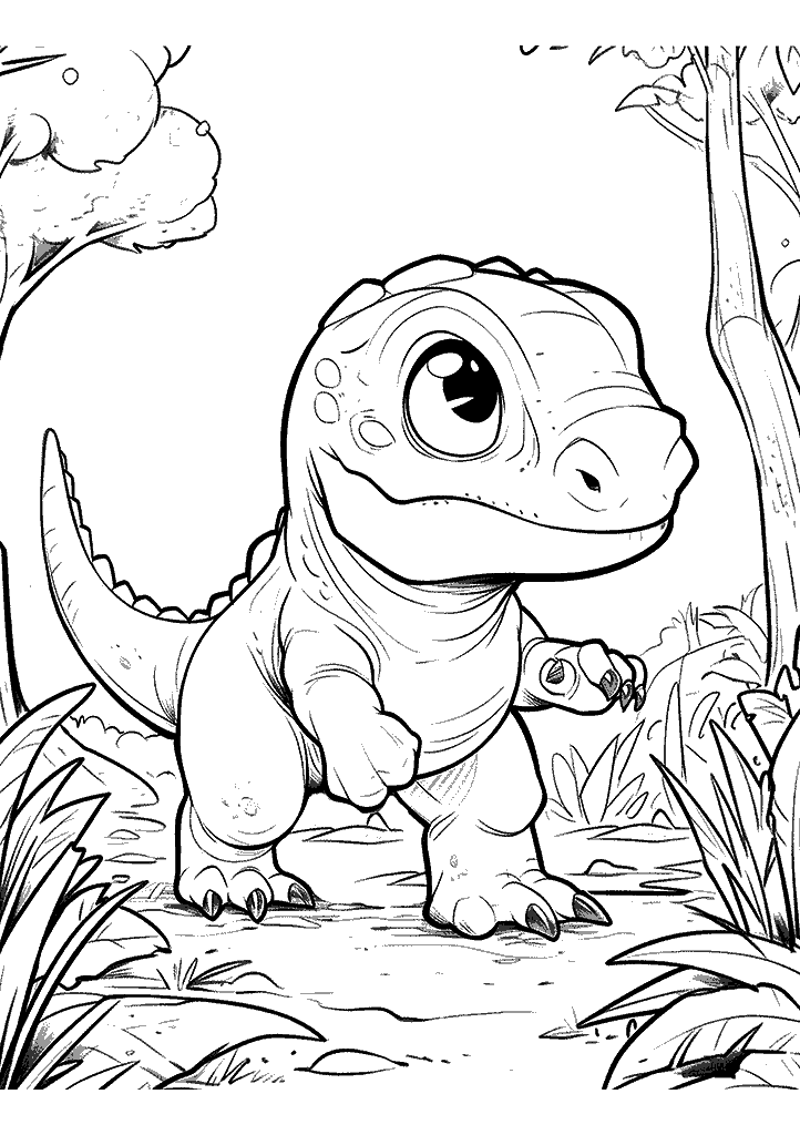 dinossauro para colorir