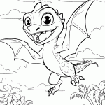 dinossauro para colorir
