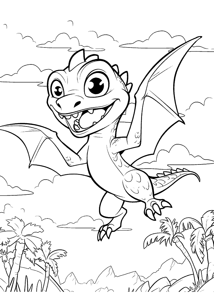 dinossauro para colorir