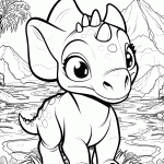 dinossauro para colorir