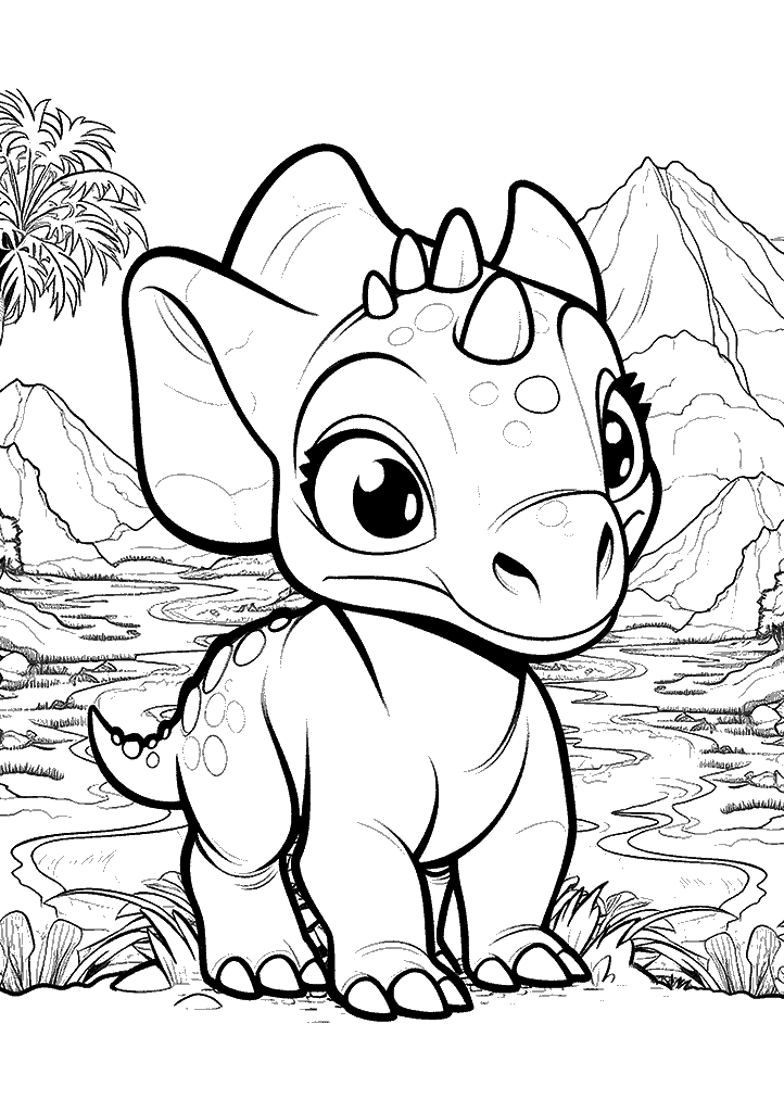 dinossauro para colorir
