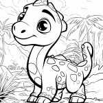dinossauro para colorir