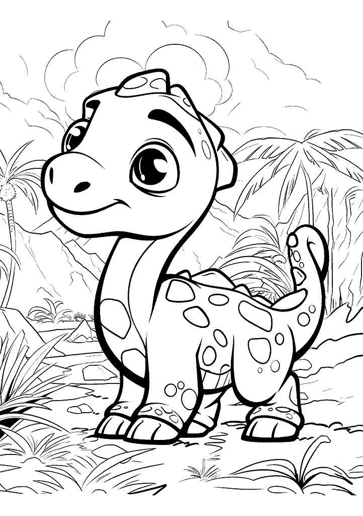 dinossauro para colorir