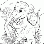 dinossauro para colorir