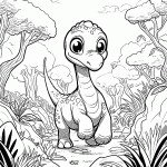 dinossauro para colorir