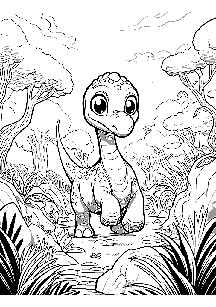 dinossauro para colorir