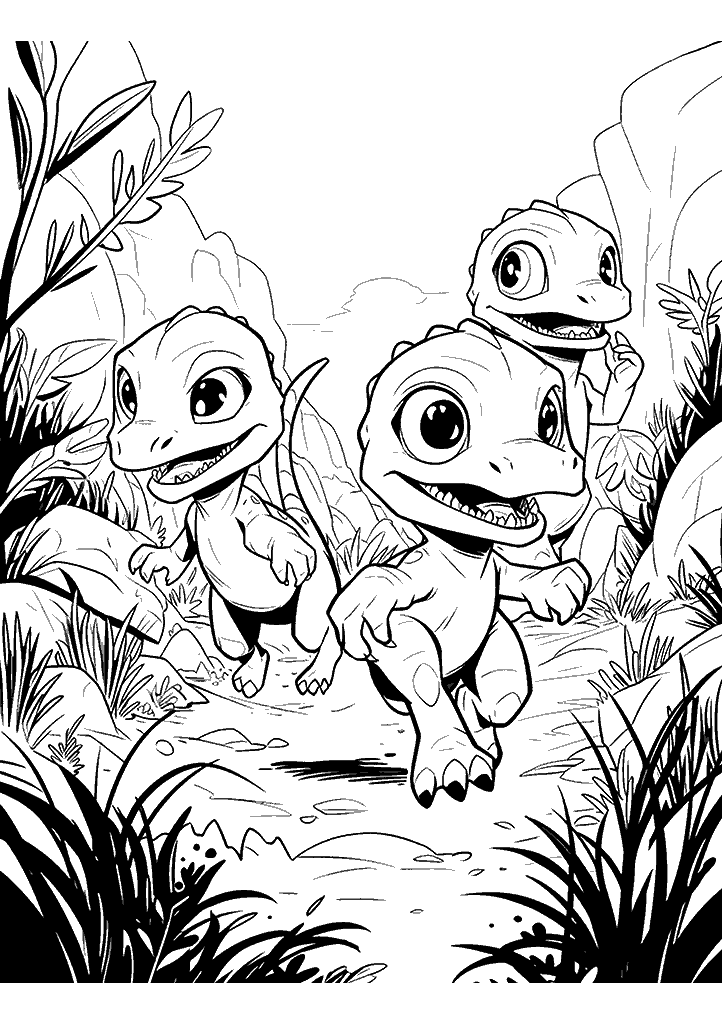 dinossauro para colorir