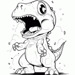 dinossauro para colorir