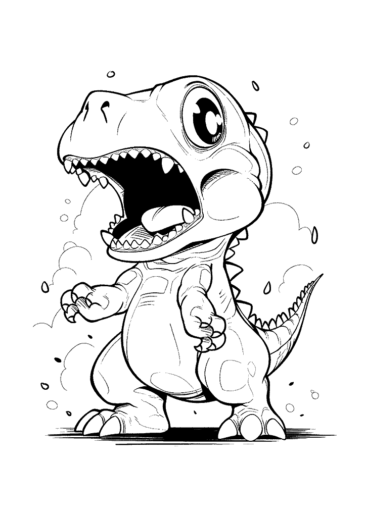 dinossauro para colorir