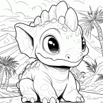 dinossauro para colorir