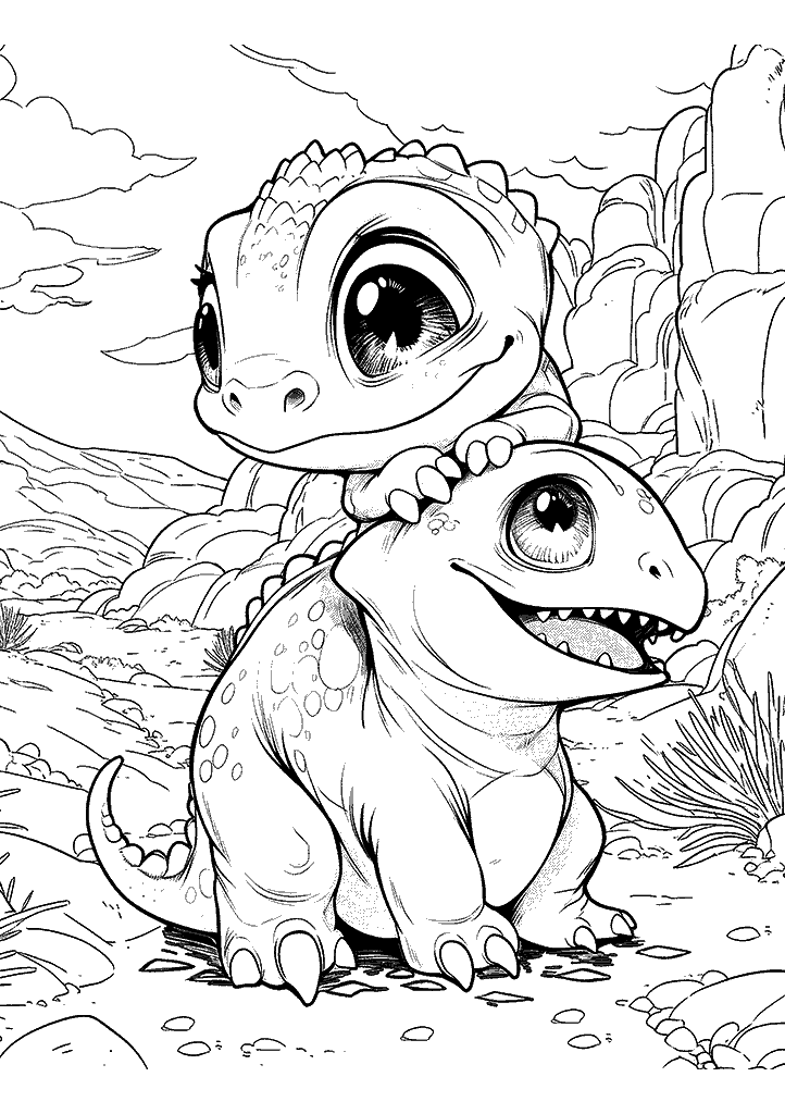 dinossauro para colorir