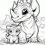 dinossauro para colorir