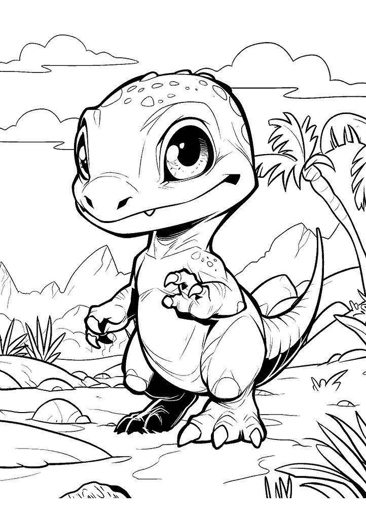 dinossauro para colorir