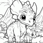 dinossauro para colorir