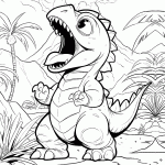 dinossauro para colorir