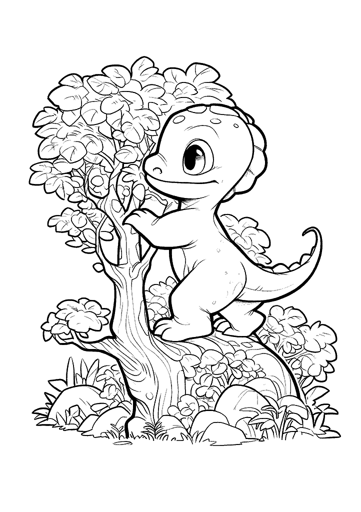dinossauro para colorir
