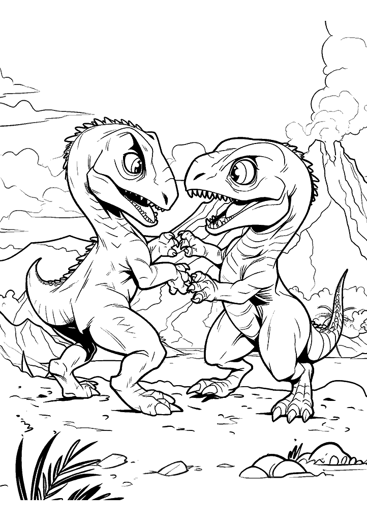 dinossauro para colorir