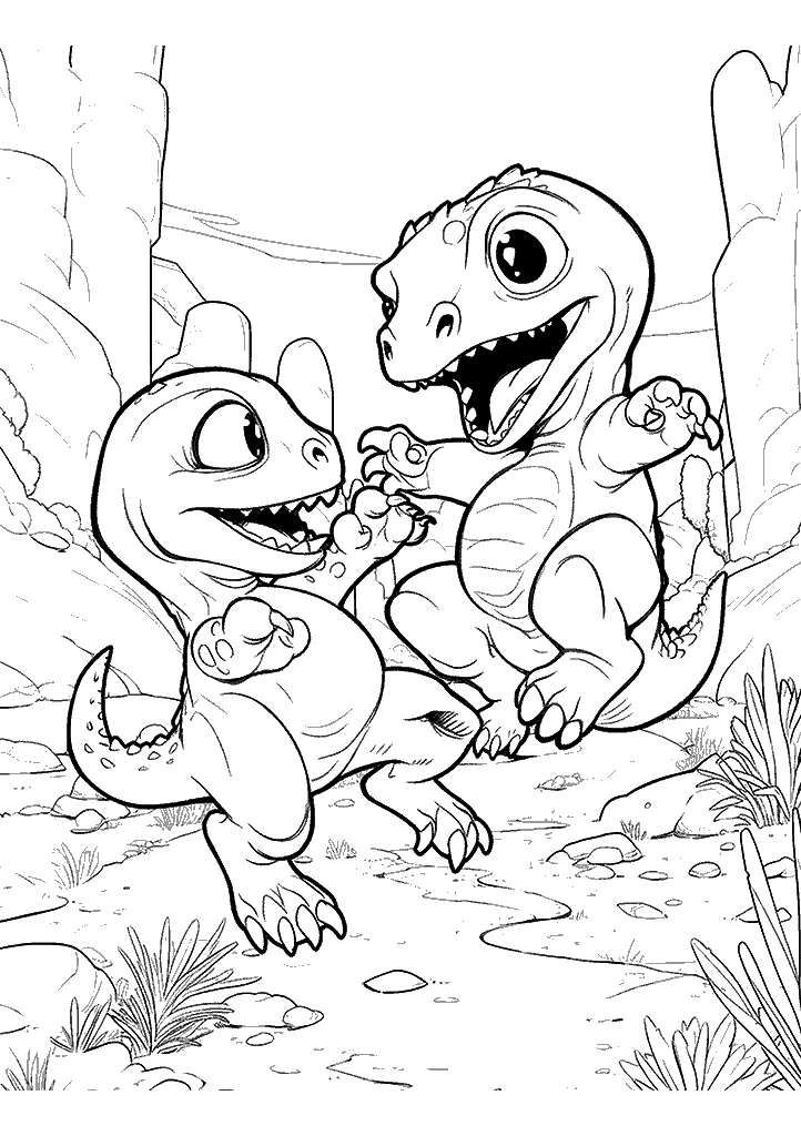 dinossauro para colorir